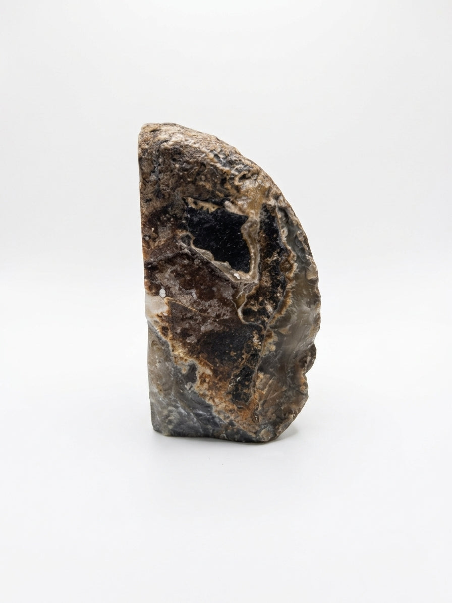 Piedra Decorativa Agata Cafe De 957 Gramos